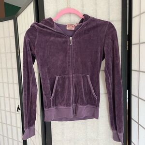 Velour Juicy Couture Zip-up Jacket